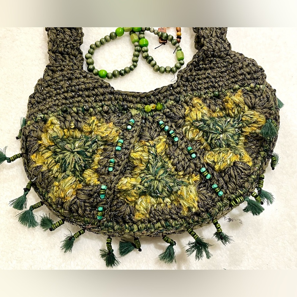 Hand made Crochet Boho Tote Bag - Picture 10 of 16